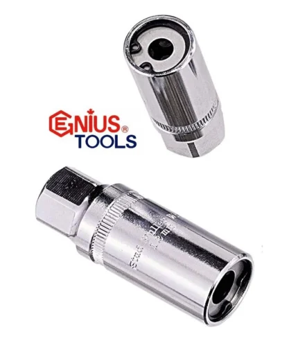 بکس رزوه گیر سایز 6 میلیمتر درایو 1/2 و آچار خور جنیوس Genius