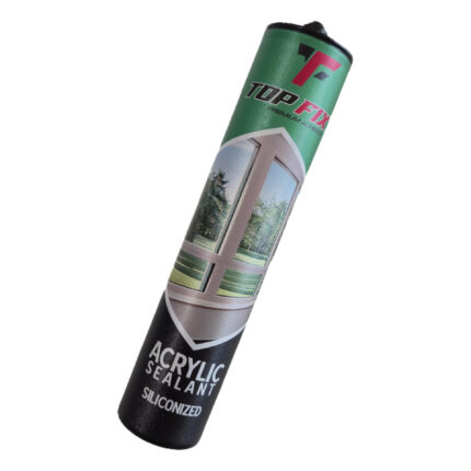 چسب سیلیکون ماستیک سفید تاپ فیکس TOP FIX 450 گرمی